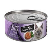 Fussie Cat Can: Fine Dining Pate - Mackerel & Beef 2.82 oz