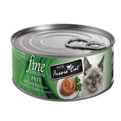 Fussie Cat Can: Fine Dining Pate - Oceanfish & Salmon 2.82 oz