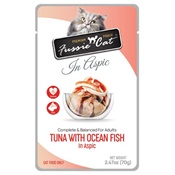 Fussie Cat Pouch: Tuna & Ocean Fish in Aspic 2.47 oz